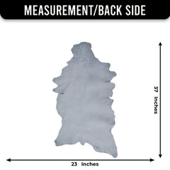 Luxury Brown & White Goat Hide Rug | Premium Hair-On Skin Rug for Home Decor - Celestial Leather Limited