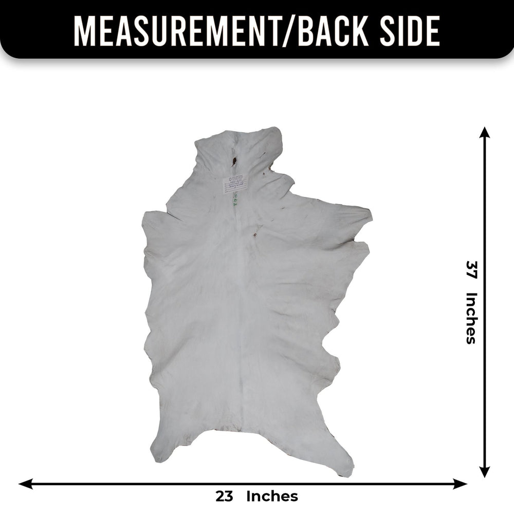 Luxurious Genuine Brown and White Goat Skin Rug | Modern Décor Floor Covering | Hypoallergenic Animal Hide Rug | Eco-Friendly Home Accent - Celestial Leather Limited