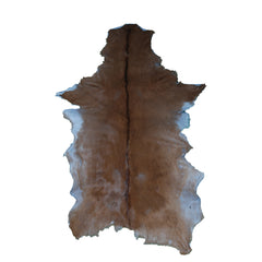 Luxury Brown & White Goat Hide Rug | Premium Hair-On Skin | Handpicked - Handcrafted | Non-Slip Suede Back | Sustainable - Eco-Friendly