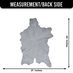 Luxurious Multicolour Goat Skin Rug - Handmade, Soft & Hypoallergenic Floor Rug - Unique Eco-Friendly Home Decor