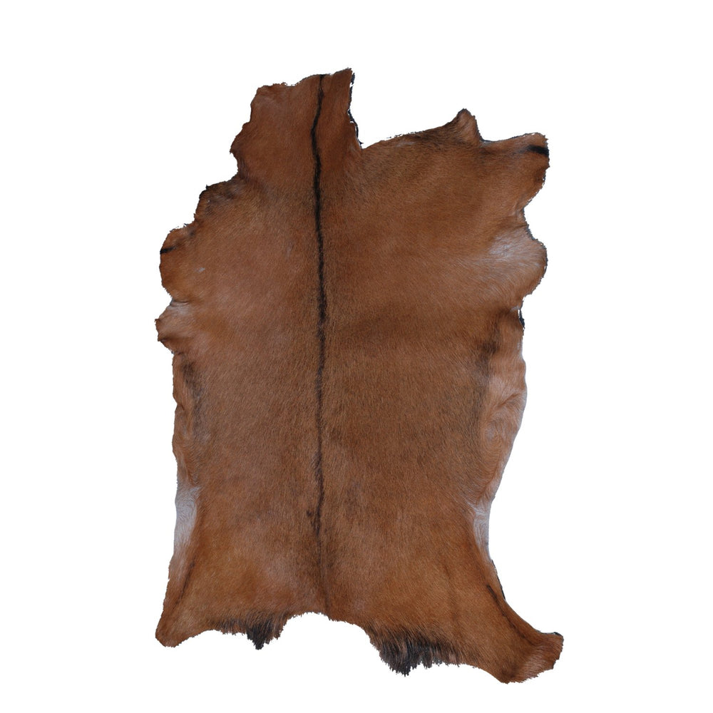Luxurious Brown and White Goat Skin Rug - Handpicked Premium Goat Hide - Unique Patterns & Colors - Hypoallergenic - Non-Shedding - Celestial Leather Limited