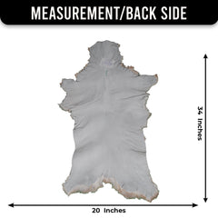 Luxurious Handmade Brown & White Goat Skin Rug | Soft, Kid & Pet-Friendly, Non-Shedding | Natural, Eco-Friendly Rustic Charm | Sustainable - Celestial Leather Limited