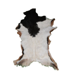 Luxury Multicolour Goat Skin Rug Handmade from 100% Pure Goat Skin | Soft, Durable, Hypoallergenic, Eco-Friendly | Unique Colour Variations,