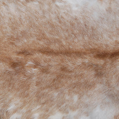 Luxury Brown & White Goat Skin Rug - Premium Quality Handcrafted Natural Goat Hide Rug for Home Decor - Celestial Leather Limited