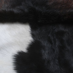 Hair-On Goat Skin Rug - Black and White Design for Unique Living Spaces