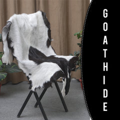 Goat Skin Rug, Handpicked for Quality, Unique Piece for Sale, Fast UK Delivery