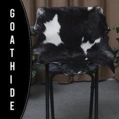 Goat Skin Rug, Handpicked for Quality, Unique Piece for Sale, Fast UK Delivery