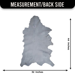 Luxurious Brown and White Genuine Goat Hide Rug - Premium Hair-on Skin Rug for Home Decor - Celestial Leather Limited