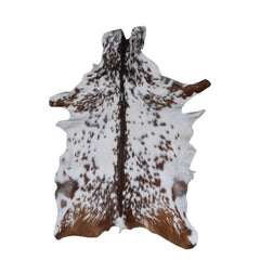 Premium Dark Brown Goat Skin Rug - Rustic Charm for Modern and Classic Interiors