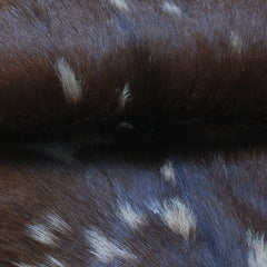 Handcrafted Dark Brown Goat Skin Rug – Authentic Elegance for Your Home