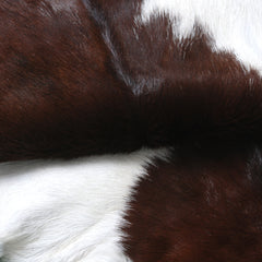 Stylish Dark Brown Goat Hide Rug - Perfect Accent for Contemporary Homes