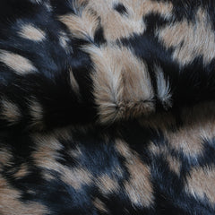 Natural Tri-Color Goat Hide Rug - Luxurious Accent for Rustic and Modern Spaces