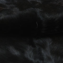 Modern Sophistication: Genuine Black & White Goat Skin Throw Rug - Hypoallergenic - Eco-Friendly - Unique Animal Skin Goathide - Non-Slip - Celestial Leather Limited