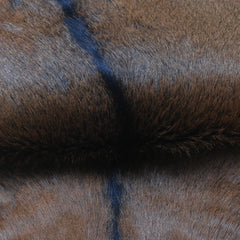 Premium Dark Brown Goat Skin Rug - Durable and Stylish Accent for Any Room