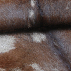 Handcrafted Dark Brown Goat Skin Rug – Authentic Elegance for Your Home