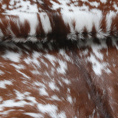 Dark Brown Rug - Soft, Durable, and Eco-Friendly - Handmade Pure Goat Skin Floor Rug - Non-Slip Suede Back