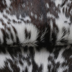 Luxurious Black & White Goat Skin Rug for Home Décor - Celestial Leather Limited