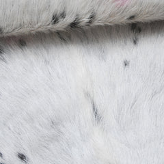 Brown and White Handmade Goat Skin Rug – Classic Elegance for Your Home