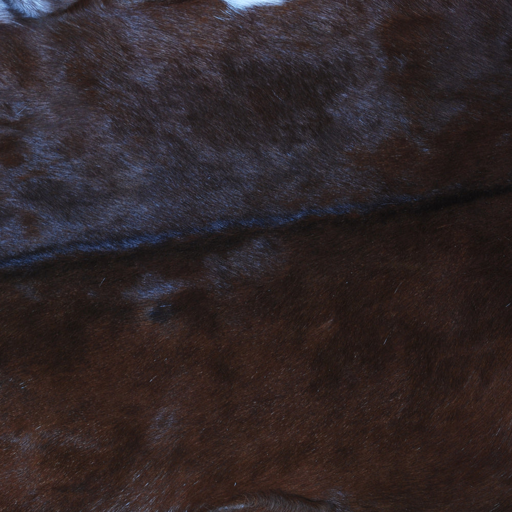 Luxurious Brown and White Goat Skin Rug - Premium Handcrafted Hair-On Goatskin Rug for Elegant Home Decor - Celestial Leather Limited