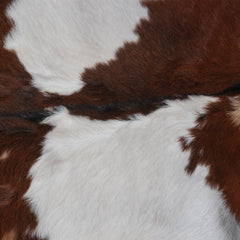 Handcrafted Dark Brown Goat Skin Rug - Genuine Leather for Luxurious Décor