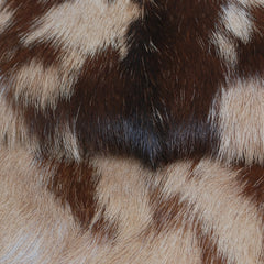 Goat Skin Rug: Tri-Color genuine Goat hide rug