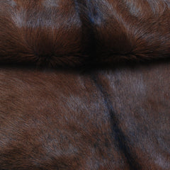 Luxurious Dark Brown Goat Skin Rug | Modern Sophistication - Celestial Leather Limited