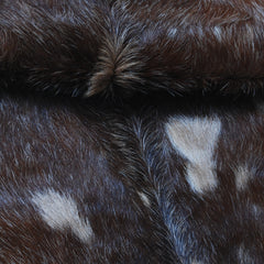 Natural Tri-Color Goat Hide Rug - Luxurious Accent for Rustic and Modern Spaces