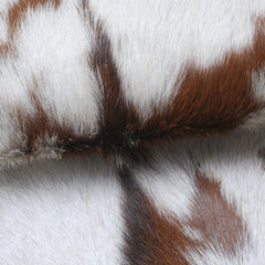 Stylish Dark Brown Goat Hide Rug - Perfect Accent for Contemporary Homes