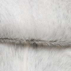 Luxury Grey & White Natural Goat Skin Rug - Serene - Tranquil Wall Decor - Sustainable, Eco-Friendly, Non-Slip Backing - Hypoallergenic - - Celestial Leather Limited