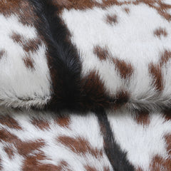Luxurious Brown & White Goat Skin Rug - Premium Hair-on Goat Hide Rug - Natural - Eco-Friendly - Unique Patterns - Hypoallergenic - Celestial Leather Limited