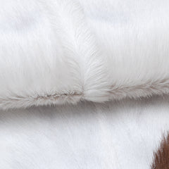 Handcrafted Dark Brown Goat Skin Rug – Authentic Elegance for Your Home