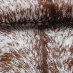 Luxurious Genuine Brown and White Goat Skin Rug | Modern Décor Floor Covering | Hypoallergenic Animal Hide Rug | Eco-Friendly Home Accent - Celestial Leather Limited