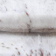 Luxurious Brown & White Goat Skin Rug | Handmade 100% Pure Goat Skin | Soft, Pet-Friendly, Non-Shedding | Eco-Friendly & Sustainable - Celestial Leather Limited