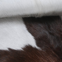 Handcrafted Dark Brown Goat Skin Rug – Authentic Elegance for Your Home