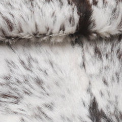 Goat Skin Rug, Black and white Handpicked for Quality, Unique Piece for Sale, Fast UK Delivery