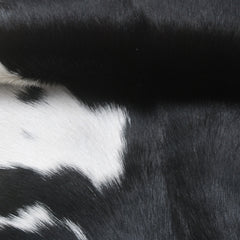 Goat Skin Rug, Black and white Handpicked for Quality, Unique Piece for Sale, Fast UK Delivery