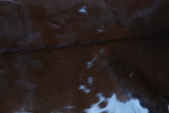 Premium Dark Brown Goat Skin Rug - Rustic Charm for Modern and Classic Interiors