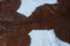 Handcrafted Dark Brown Goat Skin Rug - Genuine Leather for Luxurious Décor