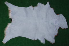 Natural Tri-Color Goat Hide Rug - Luxurious Accent for Rustic and Modern Spaces