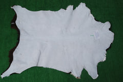 Rustic Black and White Goat Hide Rug - Perfect for Floor or Wall Décor