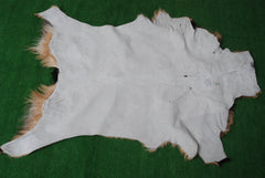 Luxuriously Soft Black & White Goat Fur Rug - Genuine Goat Skin Rug, Non-Shedding, Eco-Friendly - Hypoallergenic - Handcrafted Beauty - Celestial Leather Limited