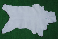 Decorative Black and White Goat Skin Rug - Genuine Leather for Sophisticated Spaces