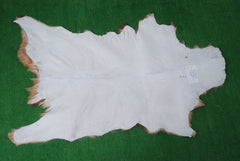 Goat Skin Rug: Tri-Color genuine Goat hide rug