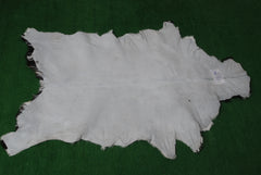 Luxury Black & White Natural Goatskin Rug | Modern Decor | Hypoallergenic - Non-shedding | Sustainable Eco-friendly Design