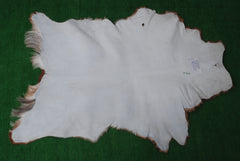 Authentic Dark Brown Goat Hide Rug - Unique Pattern for Modern and Classic Décor