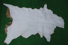 Luxury Dark Brown & White Goat Skin Rug - Handmade, Soft, Non-Shedding, Eco-Friendly, Unique Colour Variations, Hypoallergenic, Non-Slip Suede Back