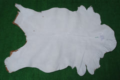 Luxury Brown and White Goat Hide Rug - Handpicked Premium Natural Goat Skin Rug with Unique Patterns and Non-Slip Suede Back - Celestial Leather Limited