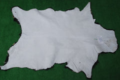 Handcrafted Black and White Goat Skin Rug - Soft and Durable Hair-On Leather