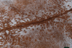 Luxury Brown and White Goat Hide Rug - Handpicked Premium Natural Goat Skin Rug with Unique Patterns and Non-Slip Suede Back - Celestial Leather Limited