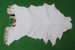 Handcrafted Dark Brown Goat Skin Rug – Authentic Elegance for Your Home